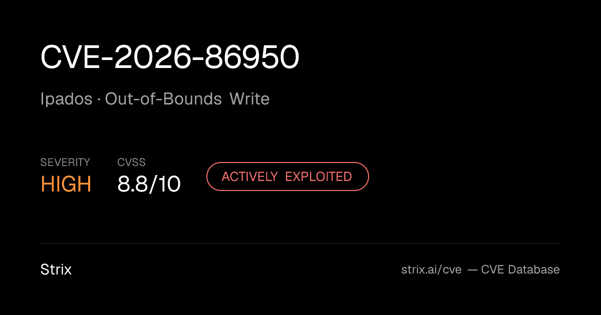 CVE-2026-86950: Ipados Out-of-Bounds Write (CVSS 8.8)